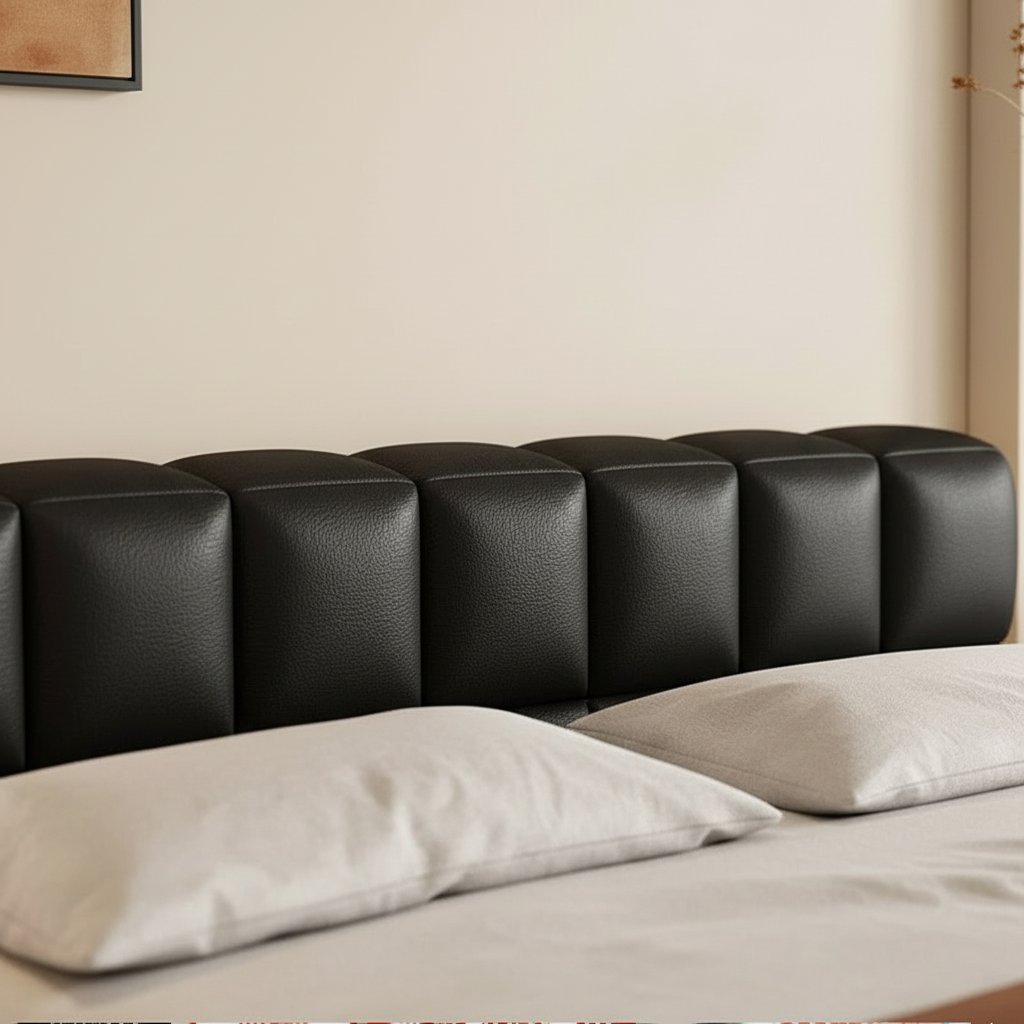 Ribbed Headboard Close-Up
