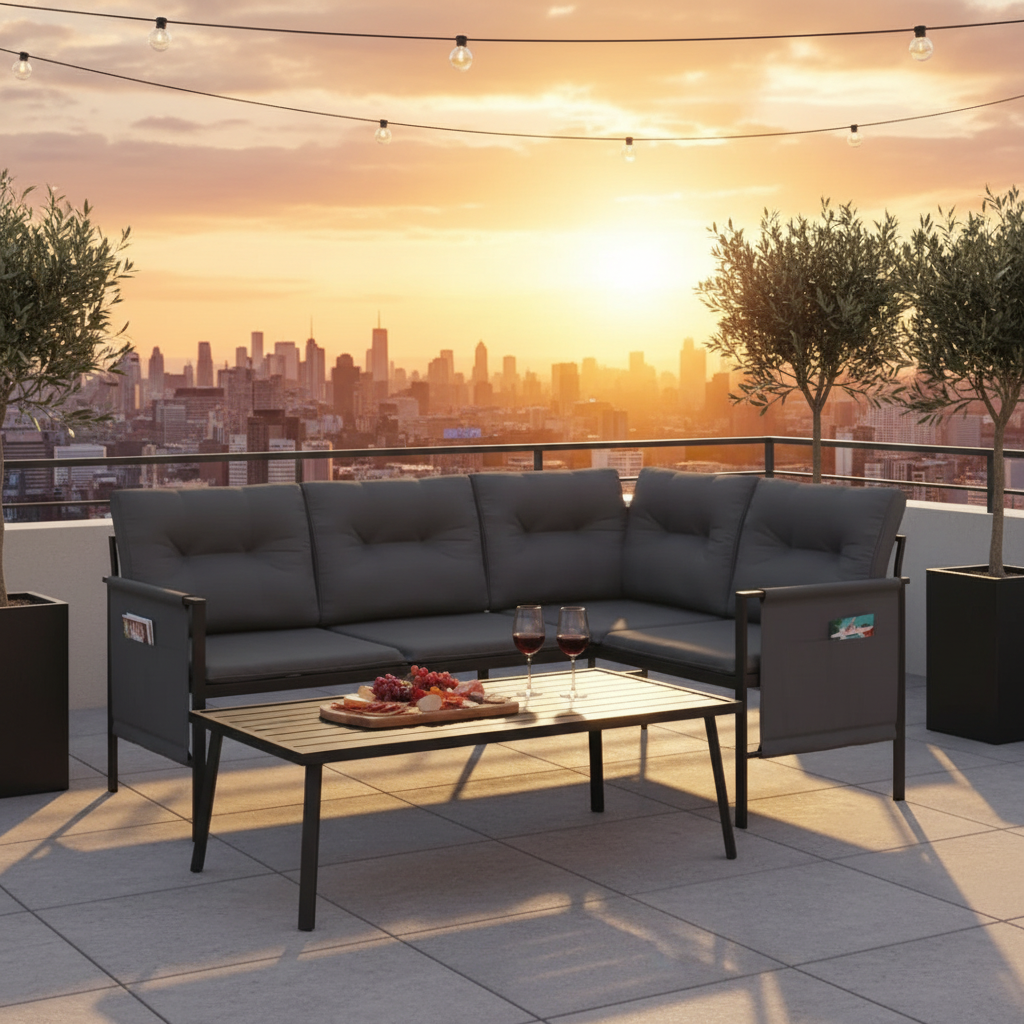 Rooftop Penthouse Sunset