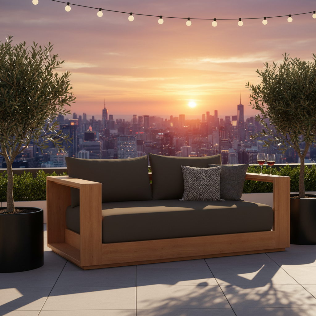 Rooftop Penthouse Sunset