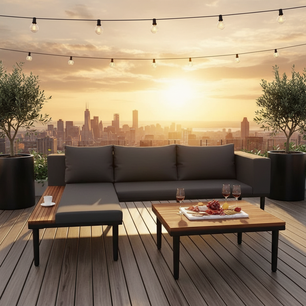 Rooftop Penthouse Sunset