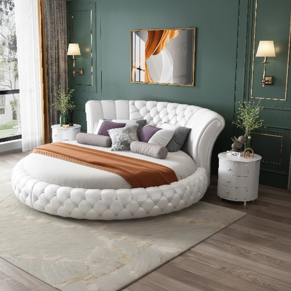 Round Bed 3/4 Angle