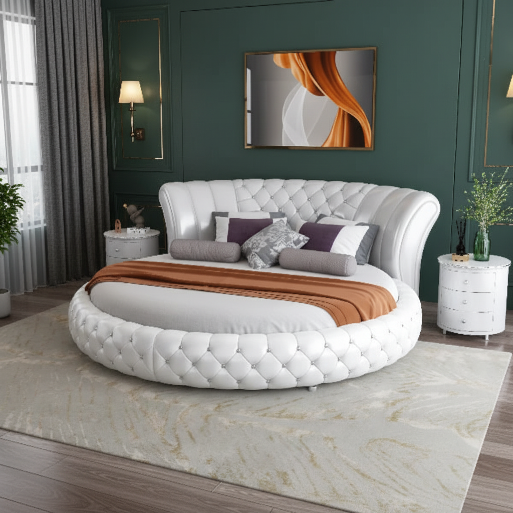 Round Bed Side Angle