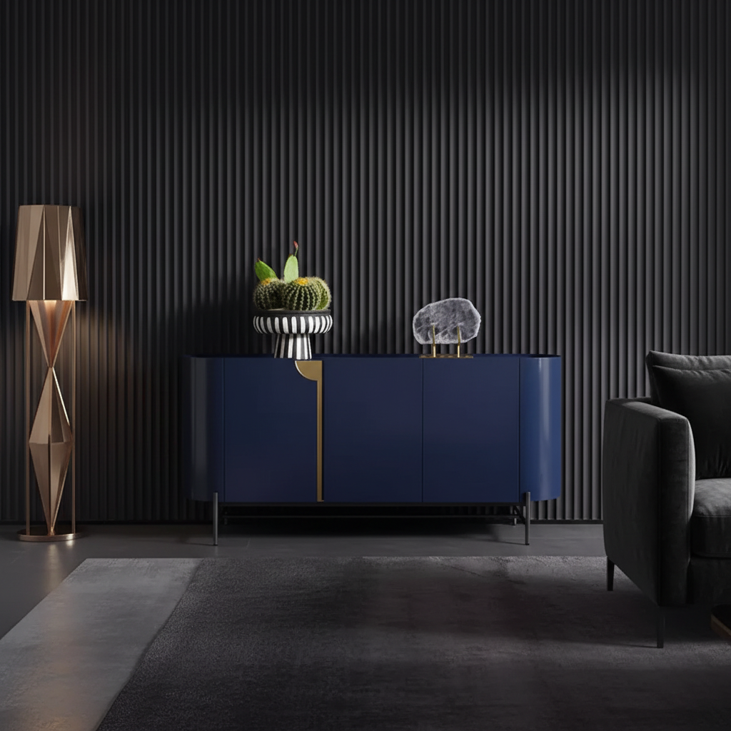 Rounded Sideboard Wide Lifestyle