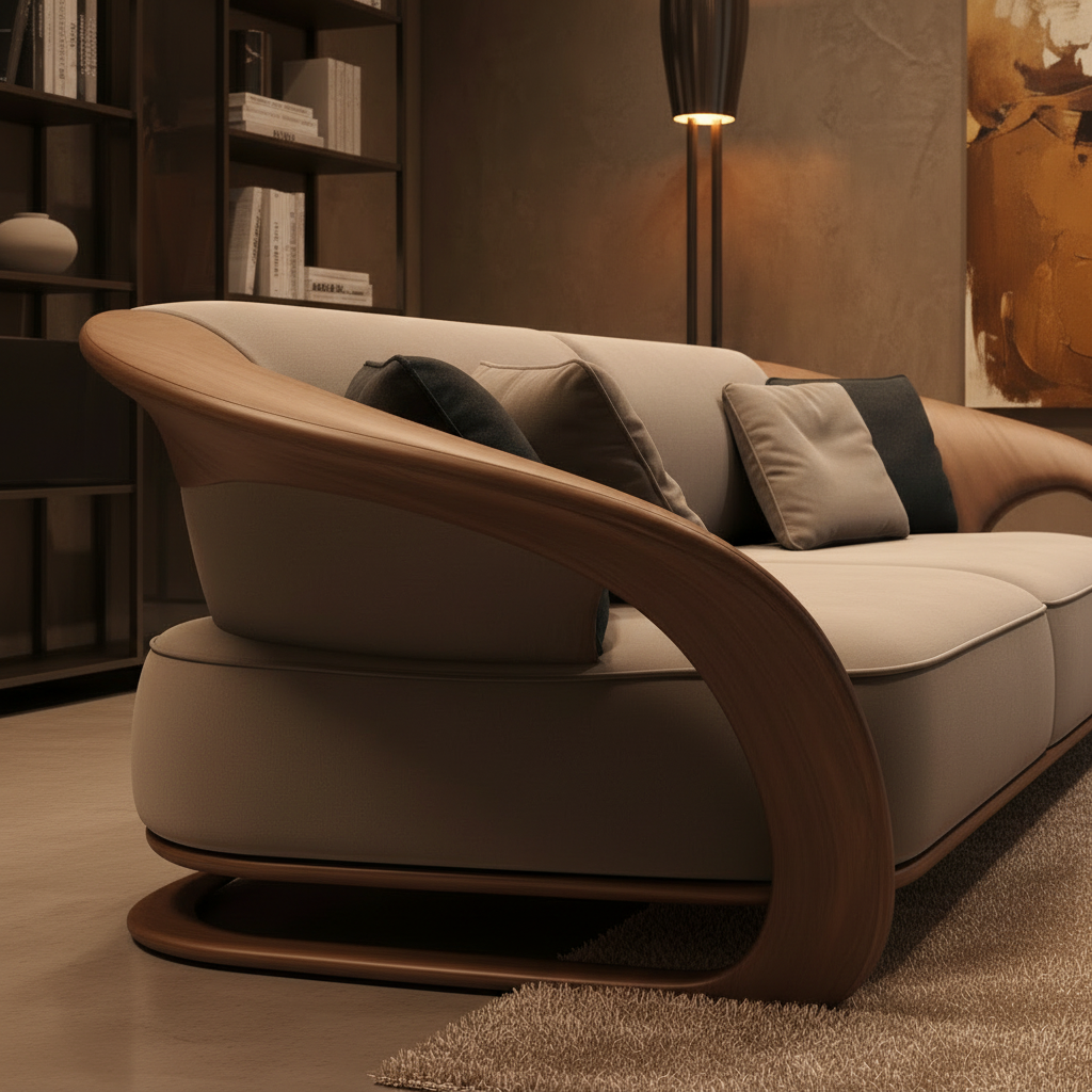 Sculptural Sofa – Left Arm Profile