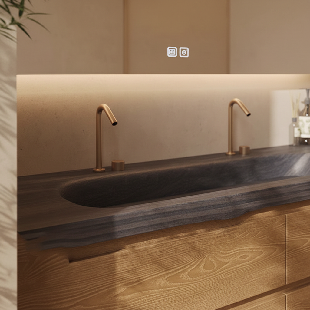 Stone & Brass Detail