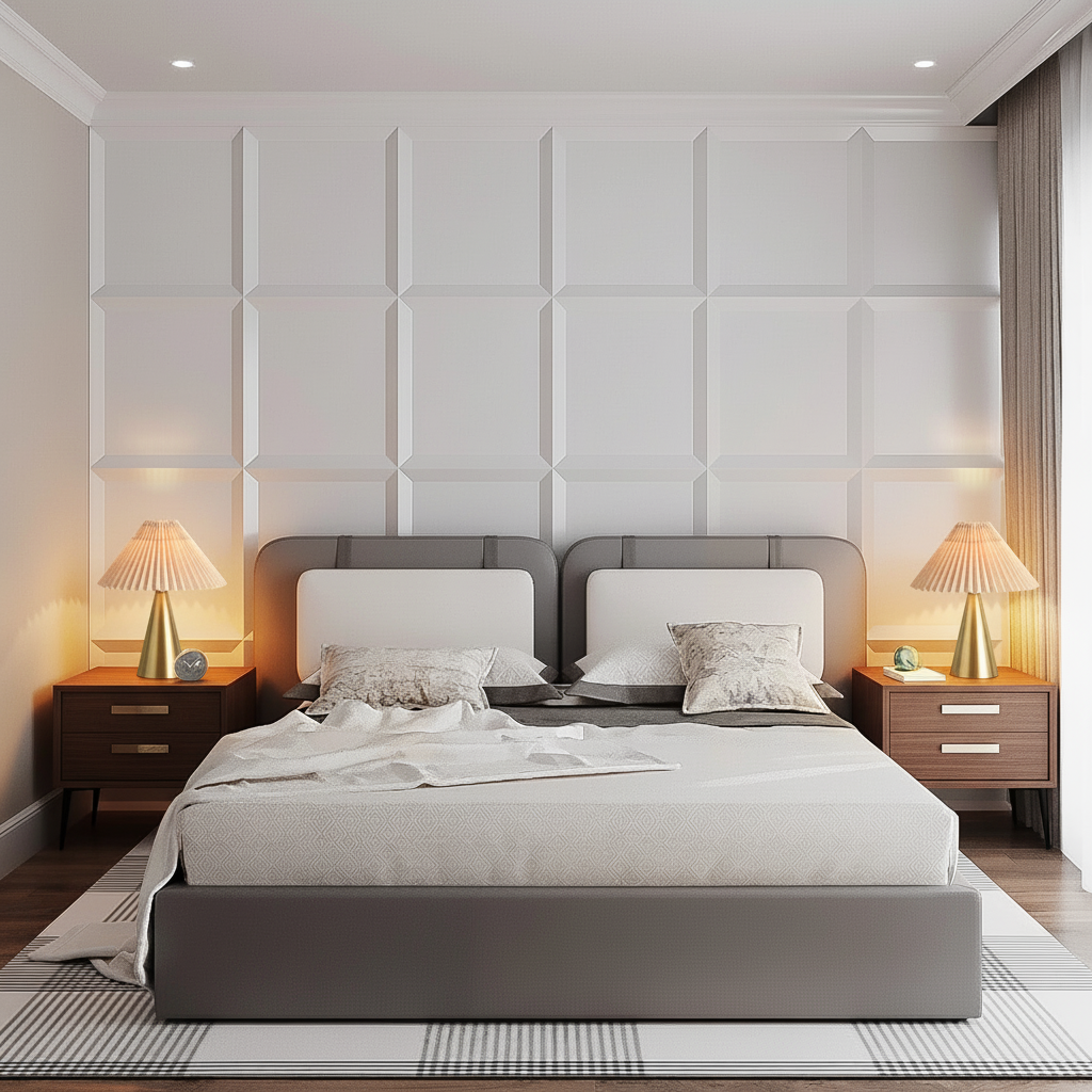 Symmetrical Bedroom Pair