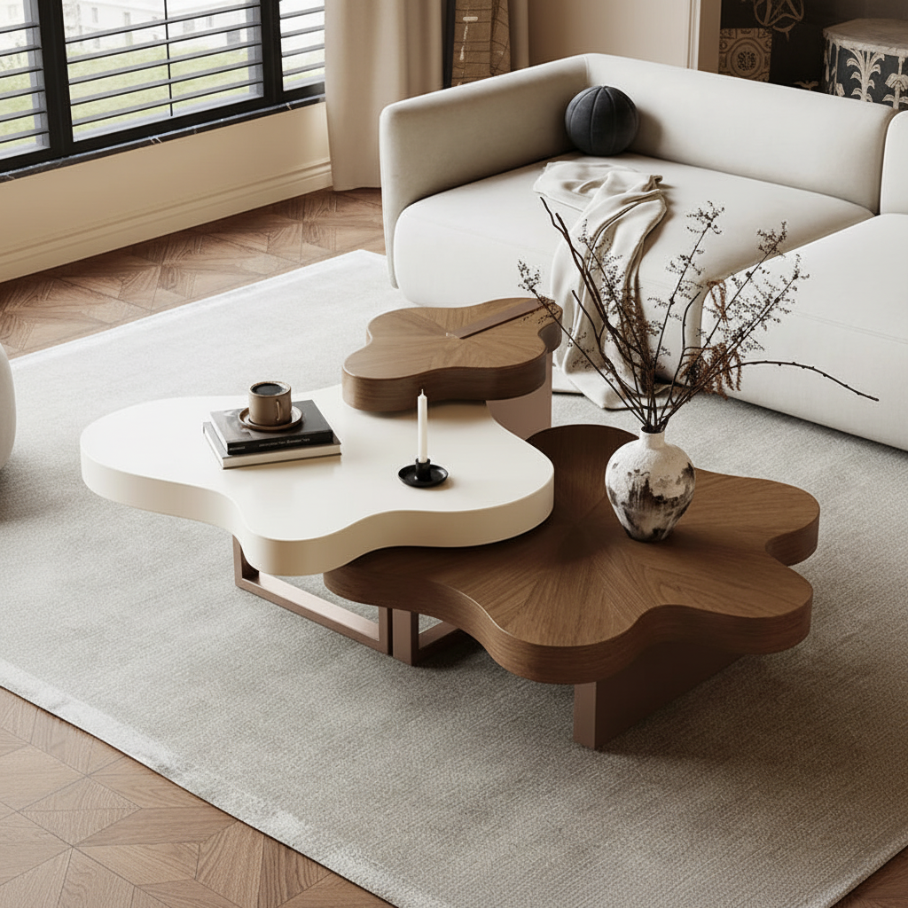 Three-Piece Flower Table – Rear View