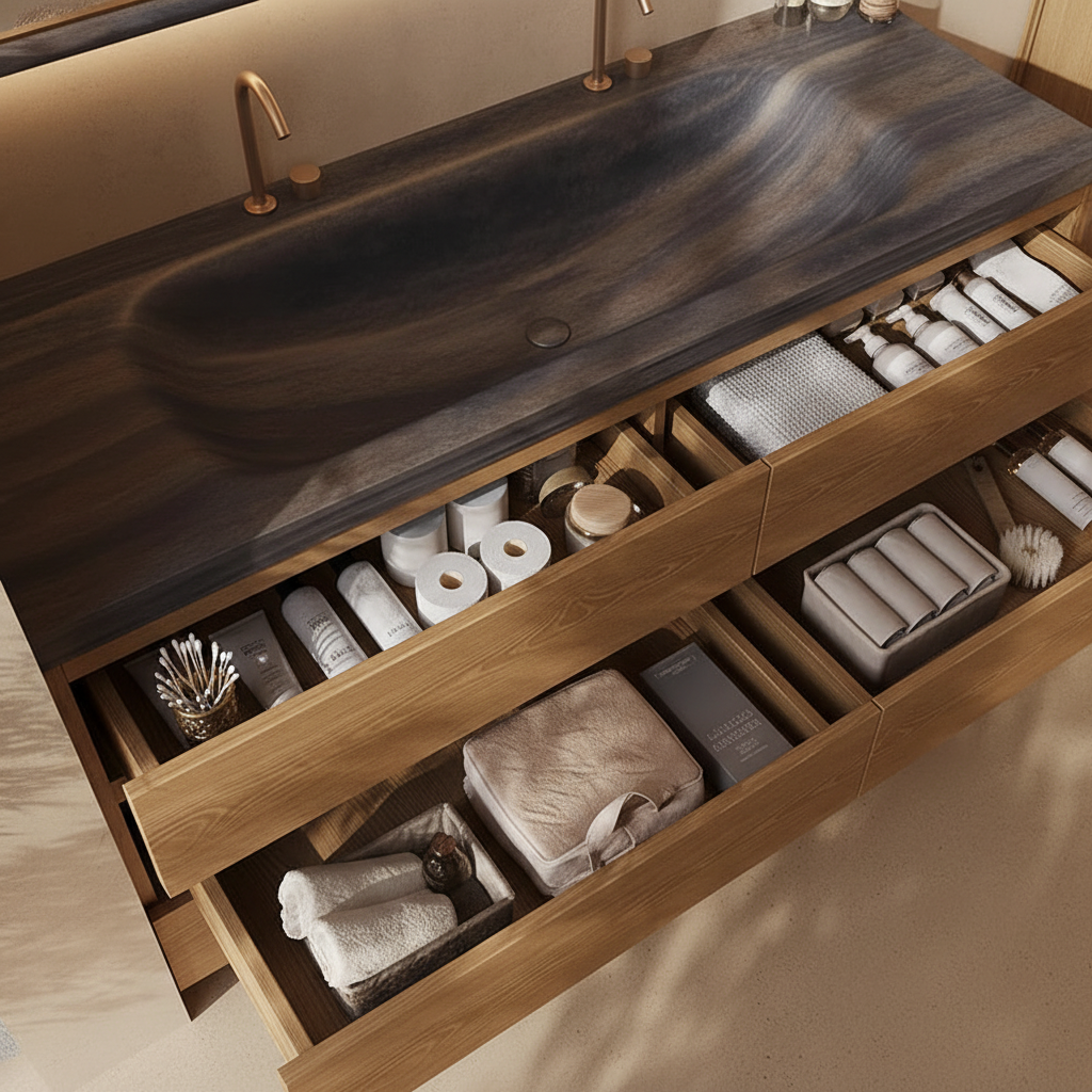 Upper Drawers Detail