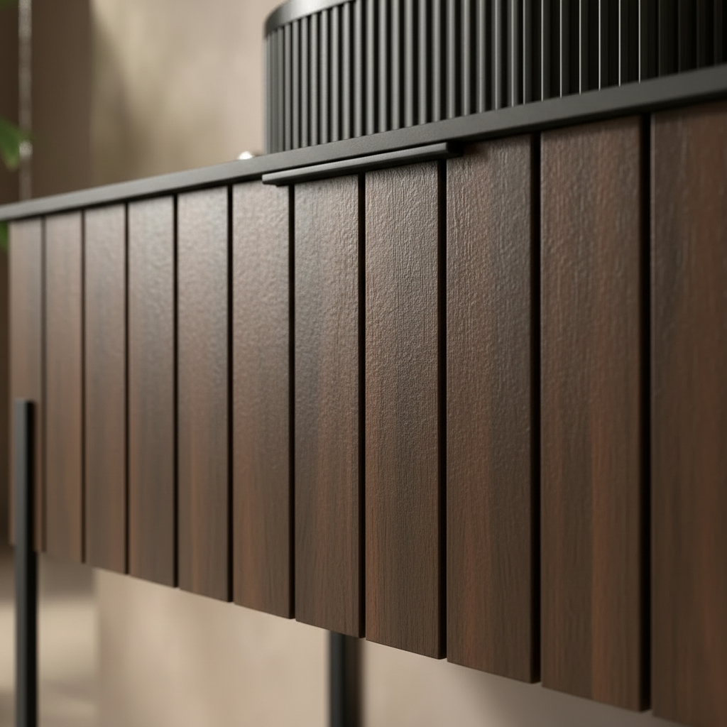 Walnut Slat Detail