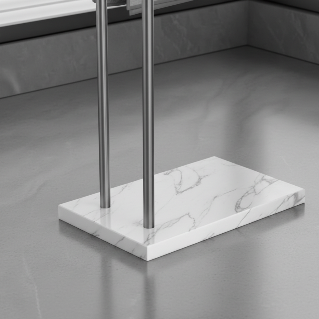 White Marble Base