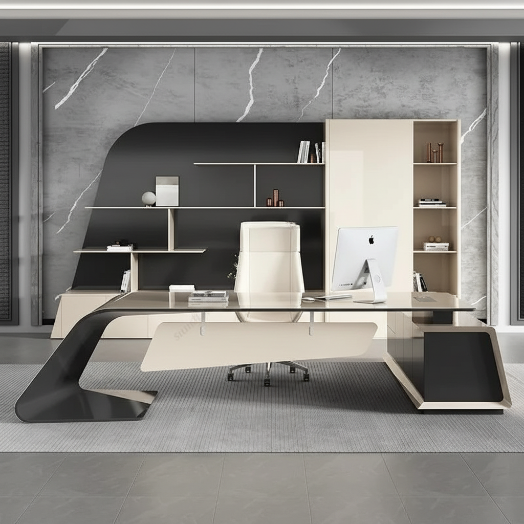 Z-form desk side profile