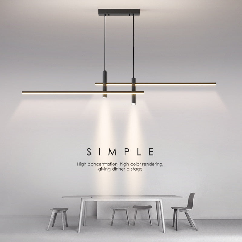 Luminous Minimalist Chandelier